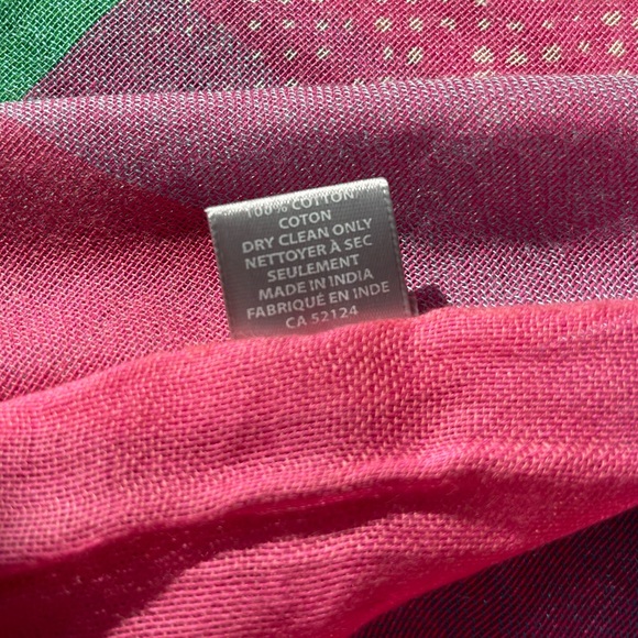 TILO Scarves Snake Print cotton cutie! Made in India. Never worn. Perfect 🎁 - Picture 5 of 12